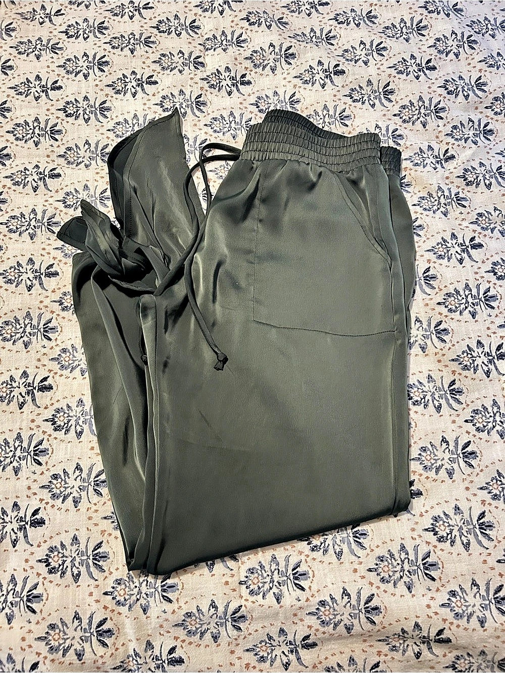 Socialite Stretch Satin Jogger Pants